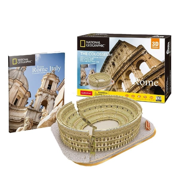 Cubic Fun National Geographic 3D-puslespil Colosseum Rom 131 brikker