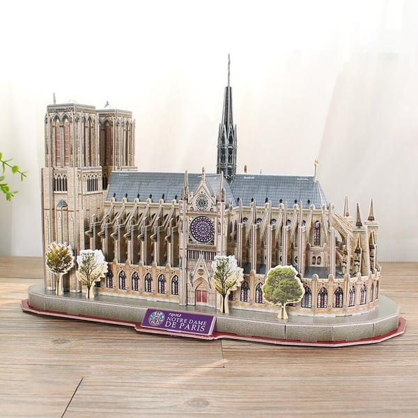 Cubic Fun National Geographic 3D-palapeli Notre-Dame Pariisi 128 palaa