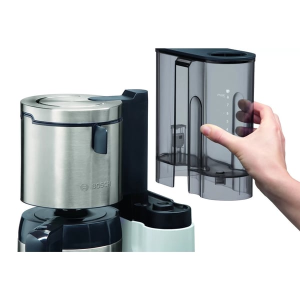 Bosch TKA8A681 Styline Kaffemaskine Rustfrit Stål/Hvid