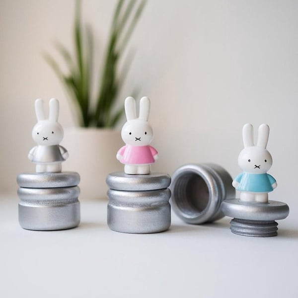 Miffy Baby -hammaslaatikko sininen/hopea