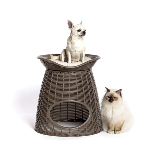 Bama Pet Pasha Dyrekurv 52x50x46/55 cm Taupe
