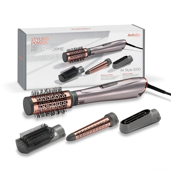 Babyliss AS136E Air Style 1000 Hårtørrerbørste Sort/Kobber/Palladium