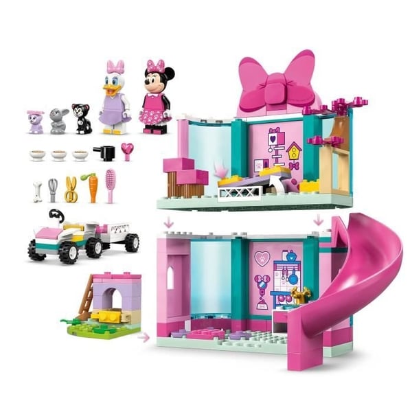 LEGO | Disney 43274 Minnies Kæledyrshotel - Byggesæt til 4-årige - Gave