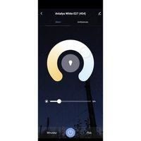 WiFI + BT LED-pære, 780 lumen, 9W, justerbar hvid - Konyks Antalya hvid E27