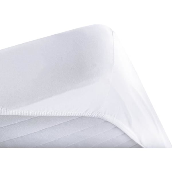 Absorberende madrasbeskytter - 140x190 cm - Bomuld - Mod støvmider