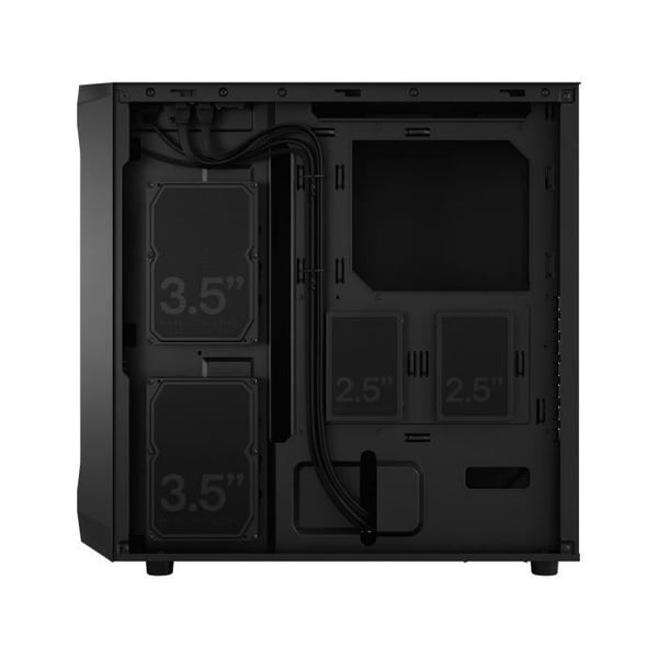 FRACTAL DESIGN Focus 2 musta kiinteä tietokonekotelo