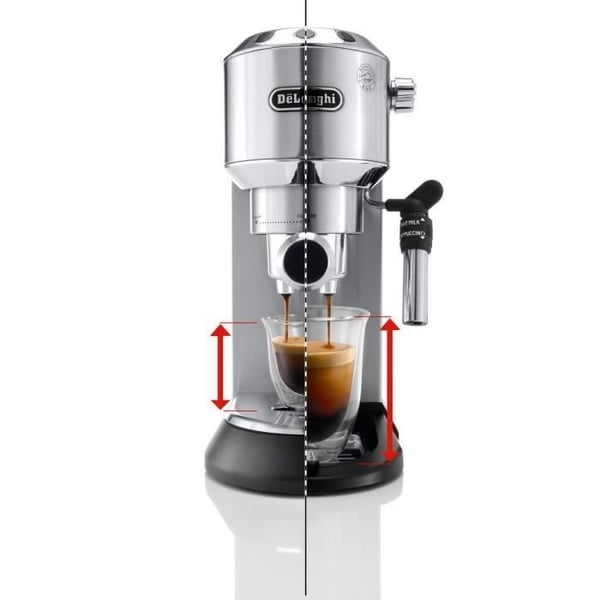 Klassisk espressomaskine - DELONGHI EC685.M Dedica Style - Rustfrit stål