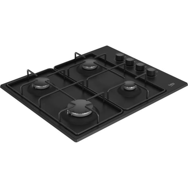 BEKO Gaskomfur - 4 brændere - 60 cm - HIGG64123SB