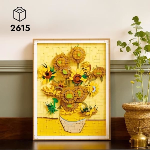 LEGO Art 31215 Vincent van Gogh – Solsikker – Vægkunst, Voksenbyggeri