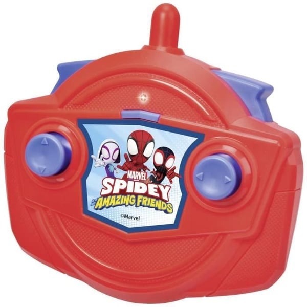 Spidey - Radiostyret bil - 27 cm - Turbofunktion - Genopladeligt batteri via USB-kabel