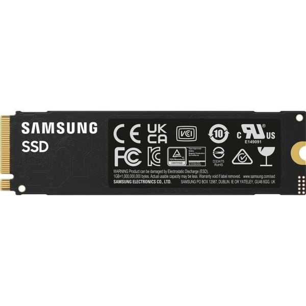 Intern SSD - SAMSUNG - 990 EVO Plus 2TB - NVMe M.2 PCIe 4.0x4 - Læsehastighed op til 7250 MB/s
