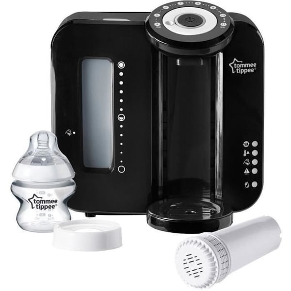 TOMMEE TIPPEE Perfect Prep -pullonlämmitin, Perfect Prep, musta