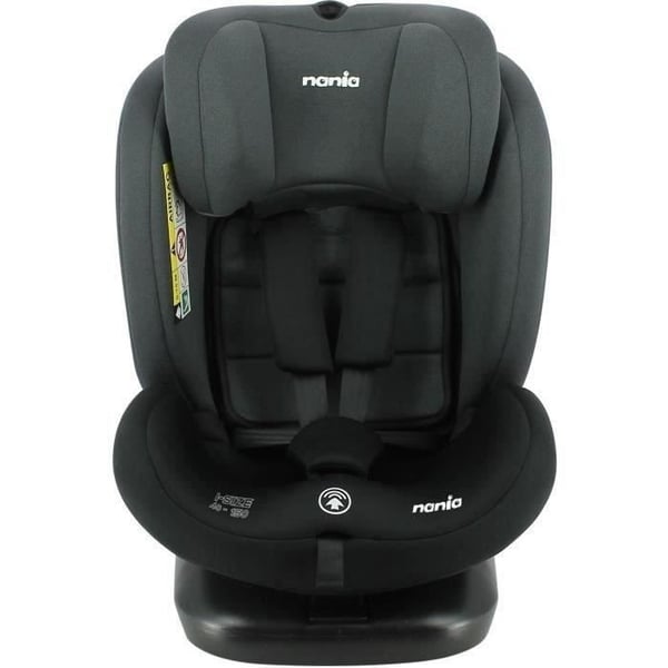 NANIA DUNE isofix autostol, Gruppe 0/1/2/3, fra 0 til 10 år, 0-36 kg, 40-150 cm, R 129 – Justerbar nakkestøtte - Liggelænder - Drejelig -