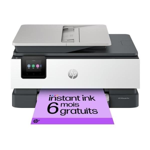 HP OfficeJet Pro 8124e - Alt-i-en-printer - Farveblækprinter med 3 måneders Instant Ink inkluderet med HP+