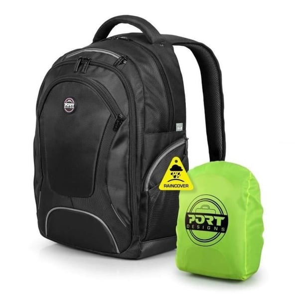 PC-rygsæk - PORT DESIGNS - Til bærbar computer COURCHEVEL - 20 liter - 15,6/16 tommer - Sort