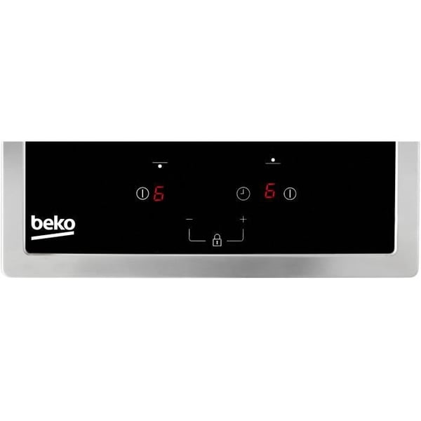 BEKO HDMC32400TX Kogeplade - 2 induktionsbrændere - Touch betjening - Sort - Integreret timer
