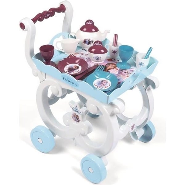 SMOBY Frozen 2 XL serveringsvogn 17 tilbehør