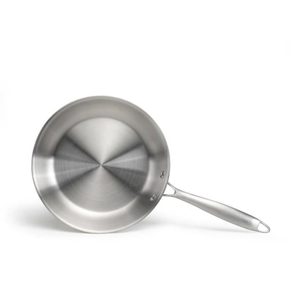 Triply Brigade 20 cm 18/10 stegepande i rustfrit stål - LIVOO - MEP157 - Velegnet til alle kogeplader inklusive induktion - Lavet i Frankrig