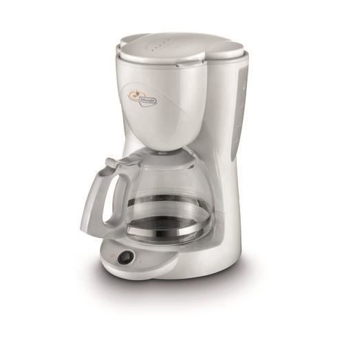 Filterkaffemaskine - DELONGHI - ICM2.1 - 1000W - 10 kopper - Hvid