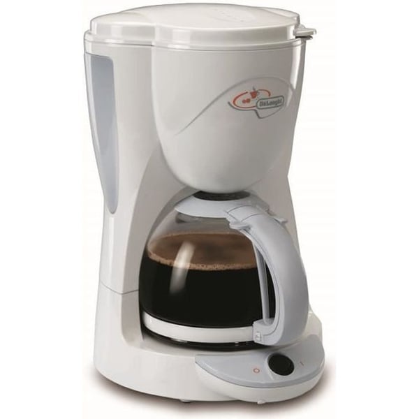 Filterkaffemaskine - DELONGHI - ICM2.1 - 1000W - 10 kopper - Hvid