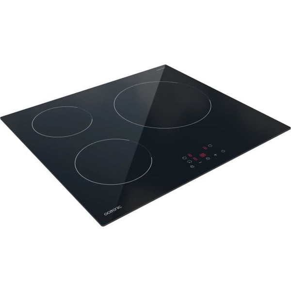 OCEANIC induktionskogeplade med 3 brændere, L60 x D52 cm, OCEATI3Z7B