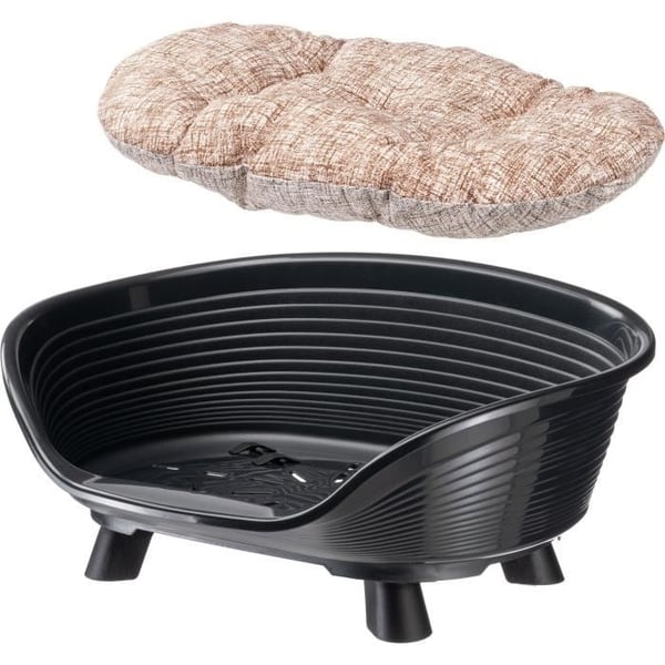 Kurv - FERPLAST - THRONE 4 - Med afslapningshynde - Sort