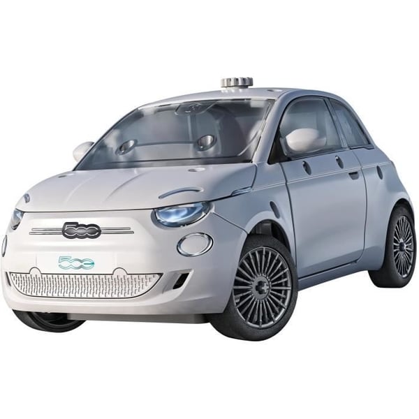 Clementoni - Fiat 500 elektrisk byggesæt - App tilgængelig - Lavet i Italien