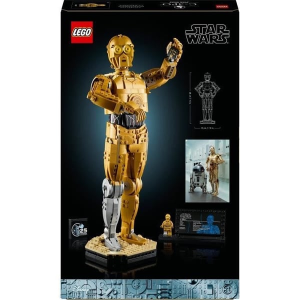 LEGO Star Wars 75398 C-3PO - Droidefigur til at bygge - Model til voksne