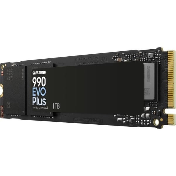 Intern SSD - SAMSUNG - 990 EVO Plus 1TB - NVMe M.2 PCIe 4.0x4 - Læsehastighed op til 7.150 MB/s