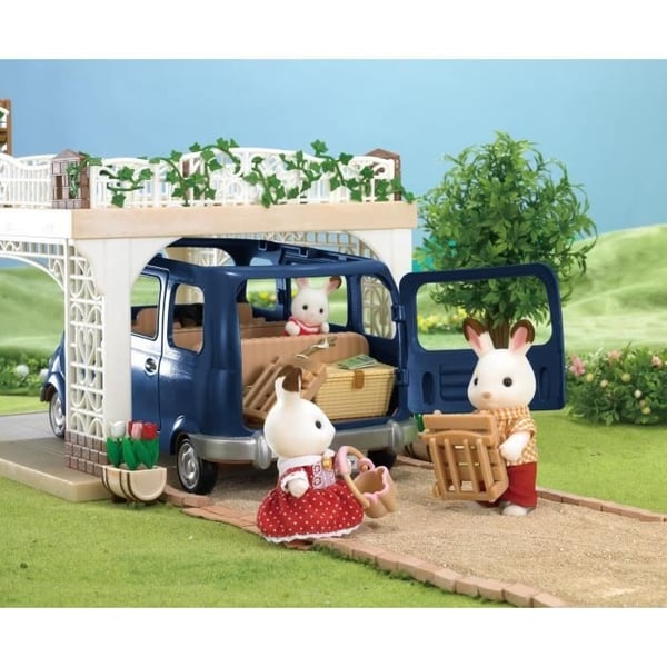 7-personers minivan - SYLVANIAN FAMILIES - Miniaturefigurer