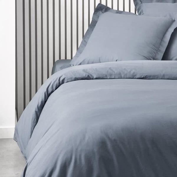 TODAY Essential dynebetræk - 240 x 260 cm - 2 personer - 100% ensfarvet bomuld - Denim