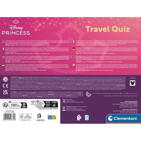 CLEMENTONI - Pedagogiskt skrivbord - Prinsessa