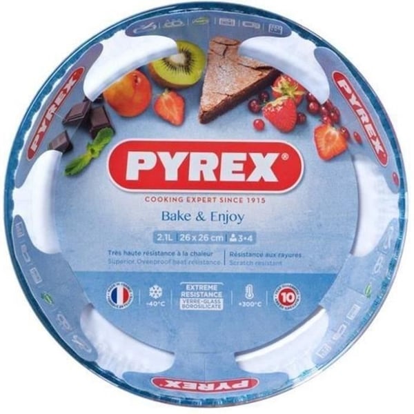 Pundkageform - PYREX - 1450154 - Borosilikatglas - 26 cm