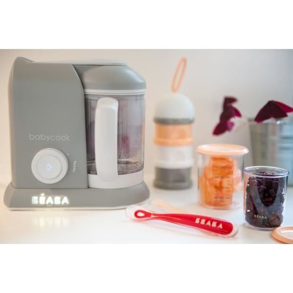 Foodprocessor - BEABA - Babycook Solo - 1100 ml - Grå