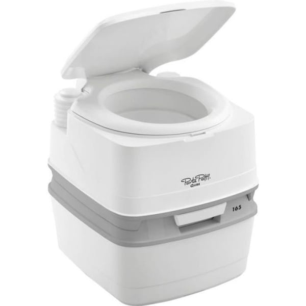 Kannettava kemiallinen käymälä - THETFORD - Porta Potti Qube PP 165 - Tilavuus 21L - 15L - Harmaa