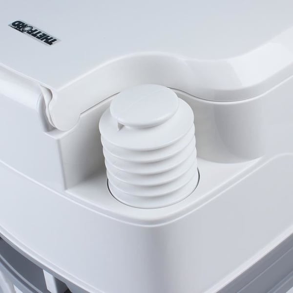 Bærbart kemisk toilet - THETFORD - Porta Potti Qube PP 165 - Kapacitet 21L - 15L - Grå