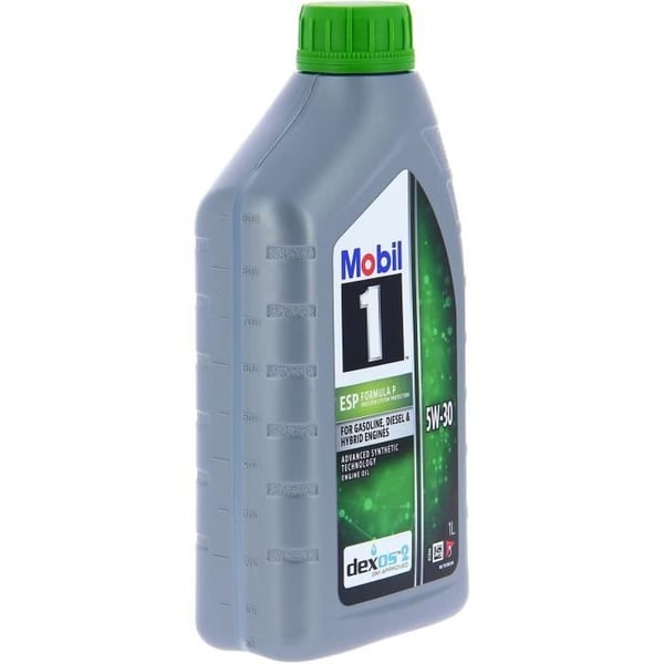 Moottoriöljykannu - MOBIL1 - 5W30 ESP Formula P - 1 l - 4 vuodenaikaa