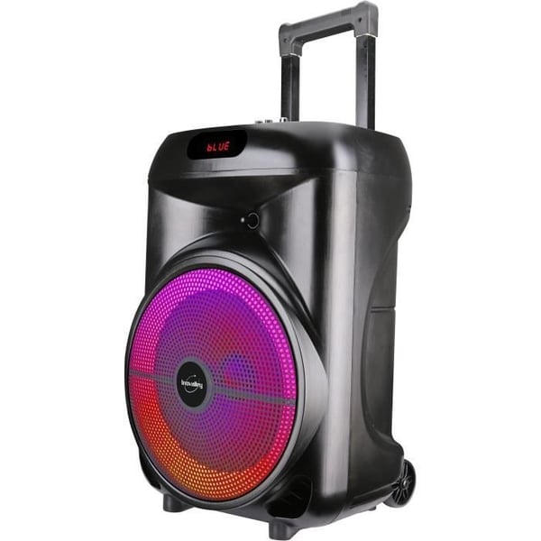 Trolleyhøjttaler - INOVALLEY - KA122 - 700W - Bluetooth - Lysende