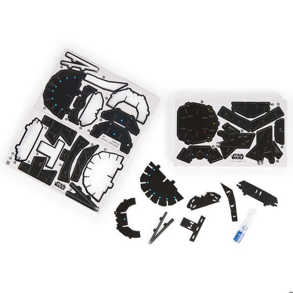 Spin Master Puzzle 4D Byg Star Wars Star Wars Darth Vader Hjelm 3D-modelfigur til at samle