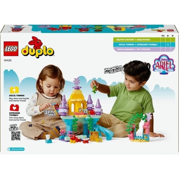 LEGO DUPLO | Disney 10435 Ariels magiske undervandspalads - Den lille havfrue-dukke