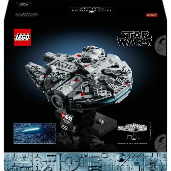 LEGO Star Wars 75375 Millennium Falcon, Byggesæt, Rumskib, Voksne