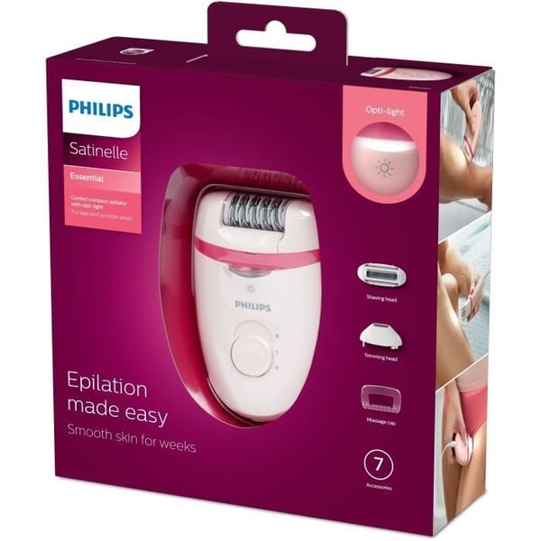 Sähköinen epilaattori - PHILIPS - BRE285/00 - Satinelle