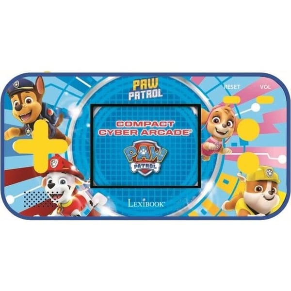 PAW PATROL Bærbar Spilkonsol Til Børn Kompakt Cyber Arcade LEXIBOOK - 150 Spil
