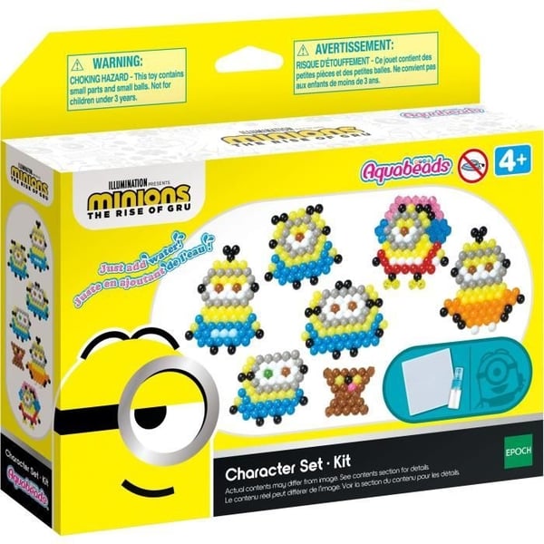 Minions 2 Perlesæt - Aquabeads - Genskab dine yndlingsfigurer fra filmen