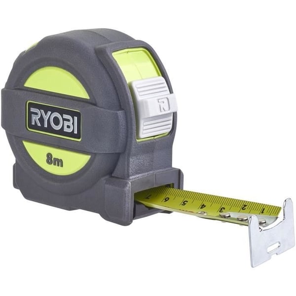RYOBI - 8 m mittanauha, 25 mm leveä - RTM8M