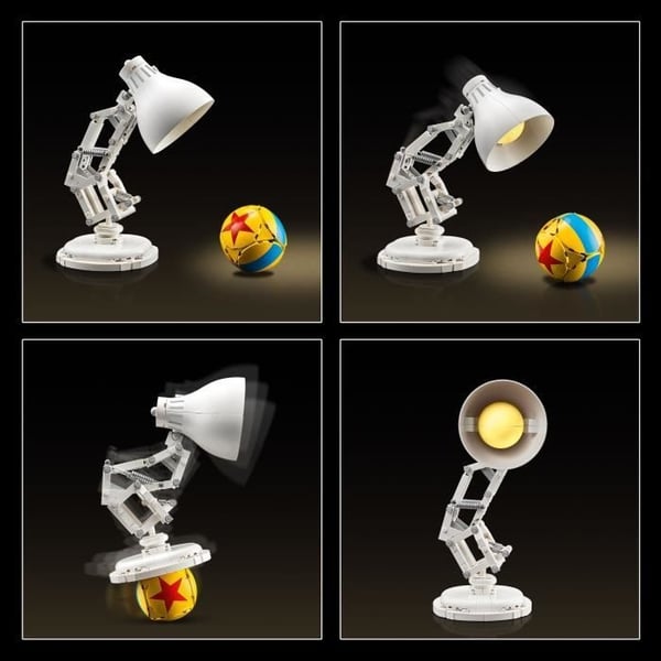 LEGO Ideas 21357 Disney Pixar Luxo Jr. - Samlersæt til Voksne - Dekoration