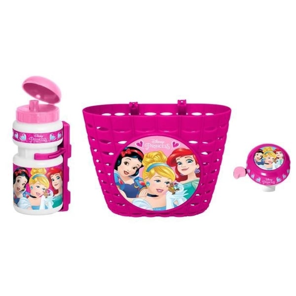 LEIMASIN - DISNEY PRINSESSAT - Yhdistelmäkori + Pullo + Kello - Tyttö - 3-vuotiaasta alkaen
