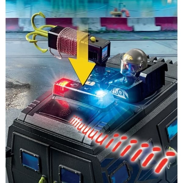 PLAYMOBIL 71144 Specialstyrkeindsatskøretøj, Politi, Byaction, Eliteenhed, 73 dele, Alder 5+