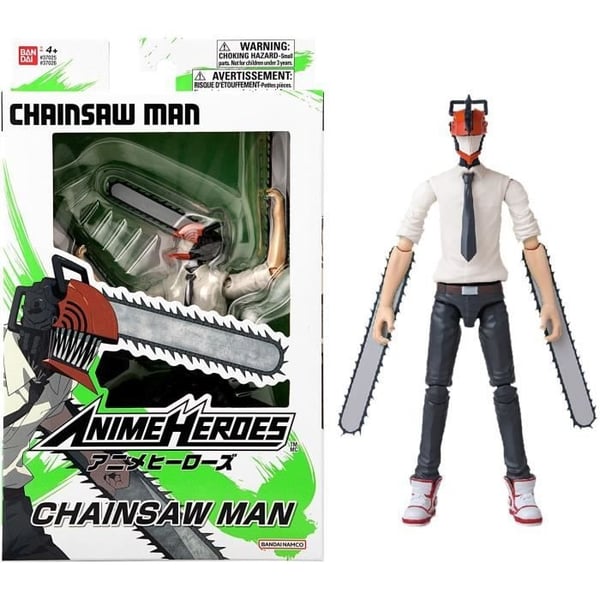 BANDAI - Anime Heroes - Motorsågsmannen - Anime Heroes Figur 17 cm - Motorsågsmannen - 37026