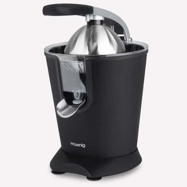Citruspresser - HKoeNIG - AGR82 - Elektrisk - 160 W - Stille enhed - Matsort og rustfrit stål
